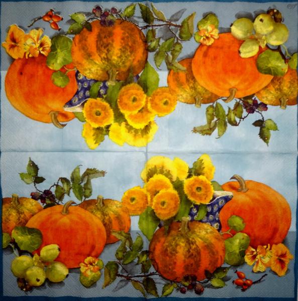 037 Kürbis - 3-lagig (orange) - Ihr